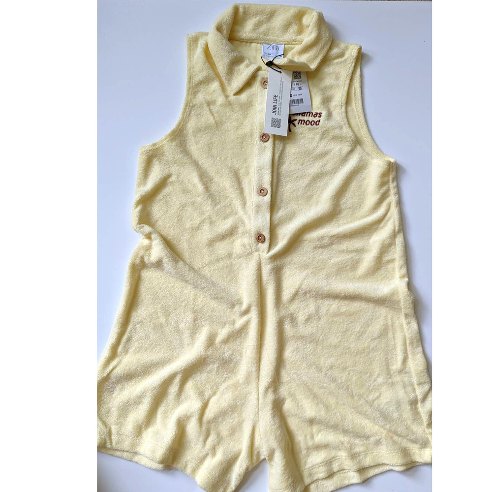 NWT Zara Terry Cloth Romper